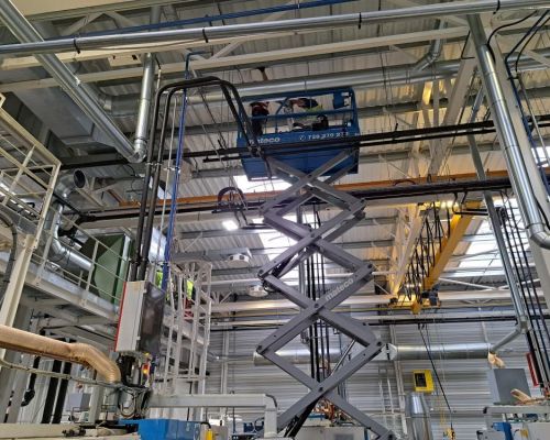 Dodání a montáž nového elektrostatického filtru Čejč