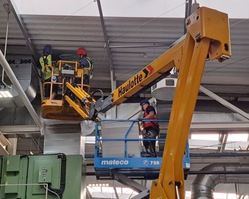 Dodání a montáž nového elektrostatického filtru Čejč