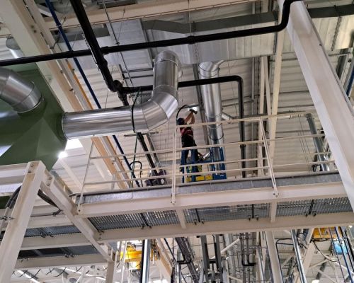Dodanie a montáž nového elektrostatického filtra Čejč