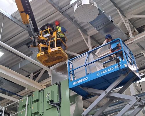 Dodanie a montáž nového elektrostatického filtra Čejč