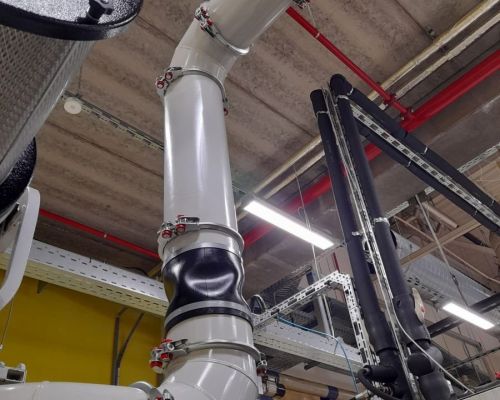 Elektrostatické filtre, Trutnov - montáž