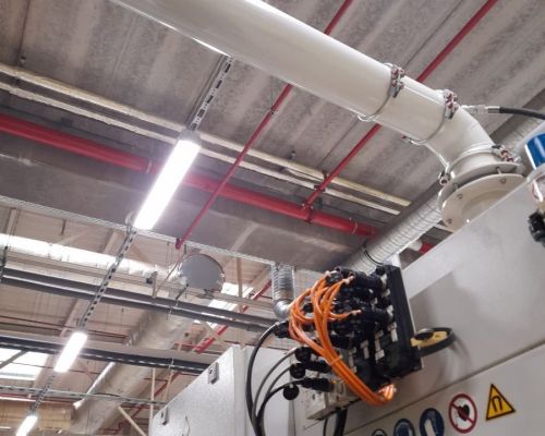 Montáž elektrostatického filtra, Trutnov