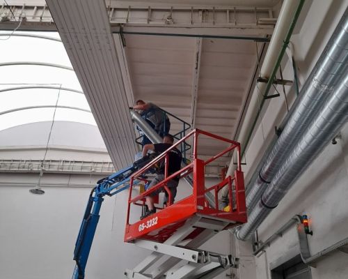 Výmena starého a montáž nového spiro potrubia, Žiar nad Hronom